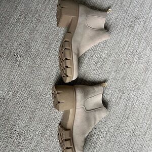 Steve Madden Taupe Ankle Booties